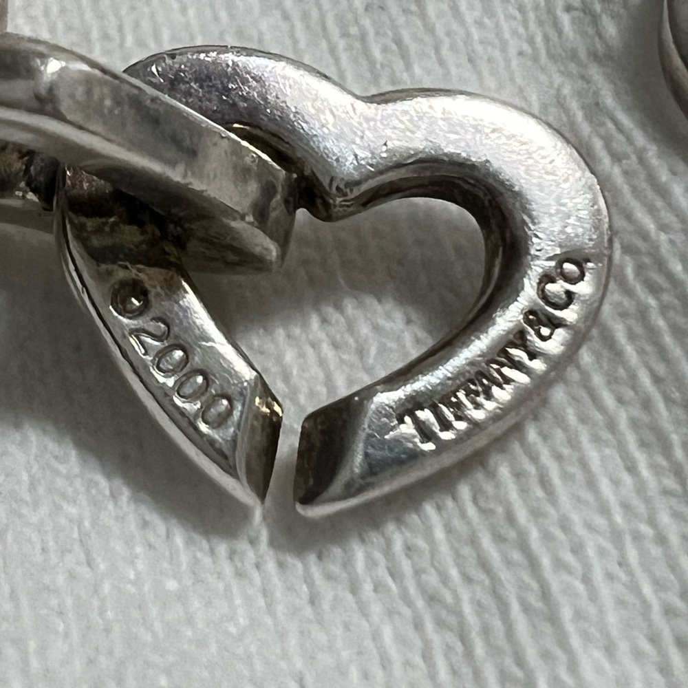 Discontinued Authentic Tiffany Two Tone Heart Bracelet in EUC - Picture 3 of 5